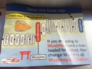 Transfer to Miyajima